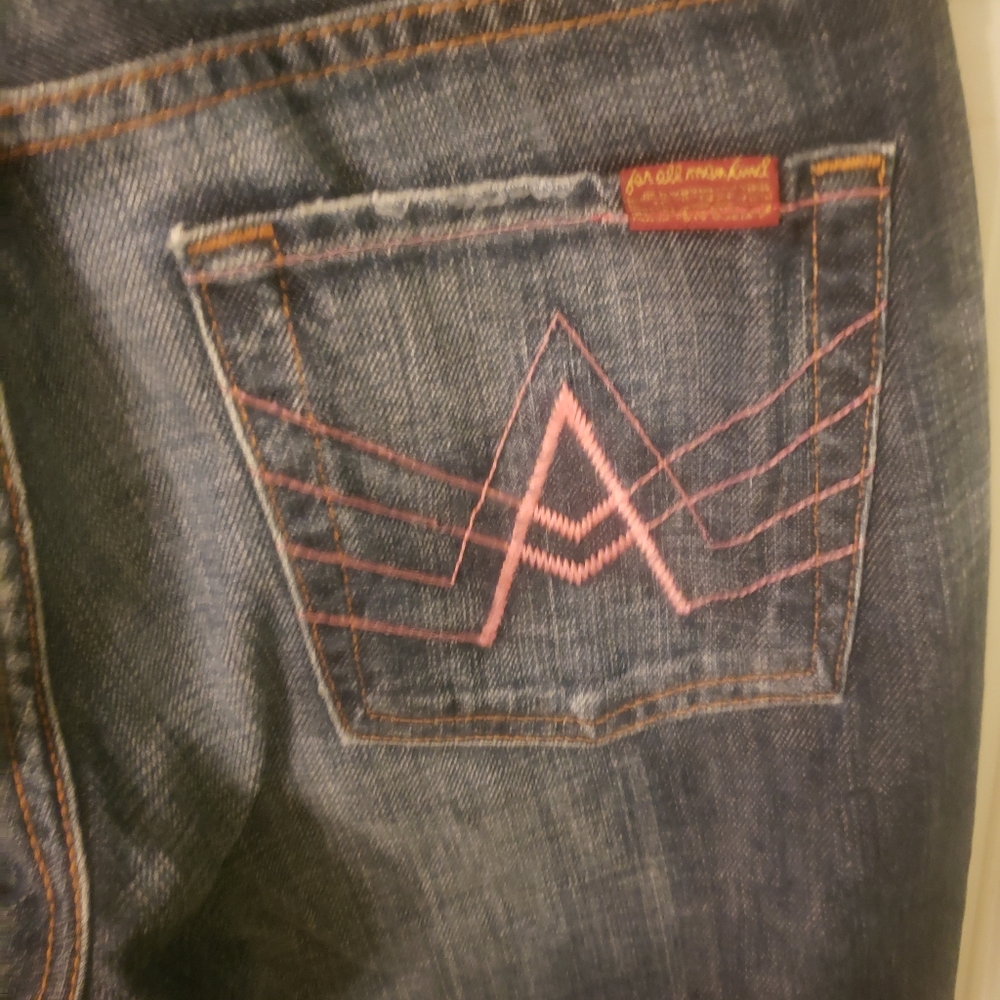 Size 28 7 for all Mankind jeans